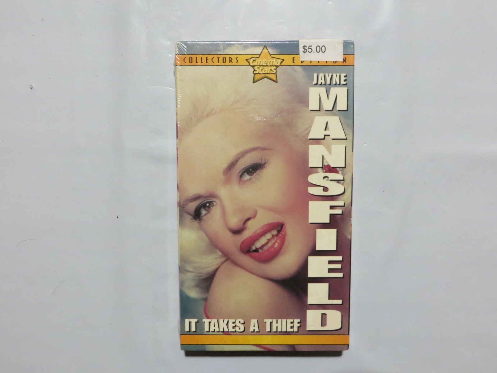 VHS Jayne Mansfield It Takes A Thief Collectors Edition X6