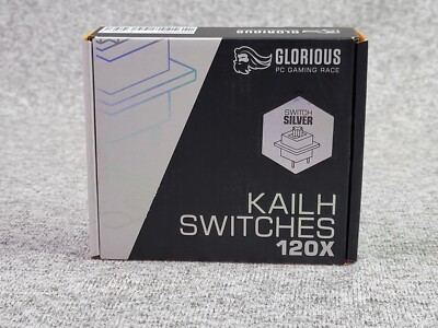 Glorious Kailh Mechanical Keyboard Switches - Silver Linear Switch 120x