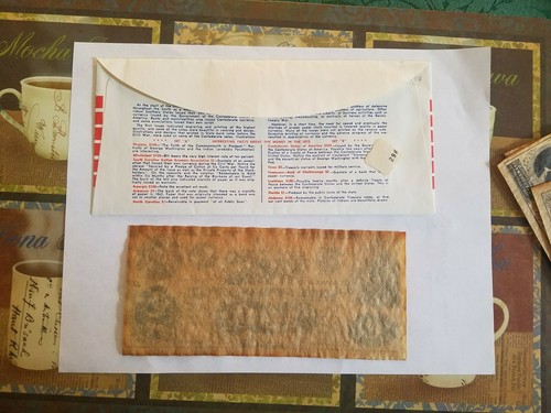 CONFEDERATE CURRENCY SET “A” ANTIQUE BILL REPRODUCTIONS 6 NOTES IN SET