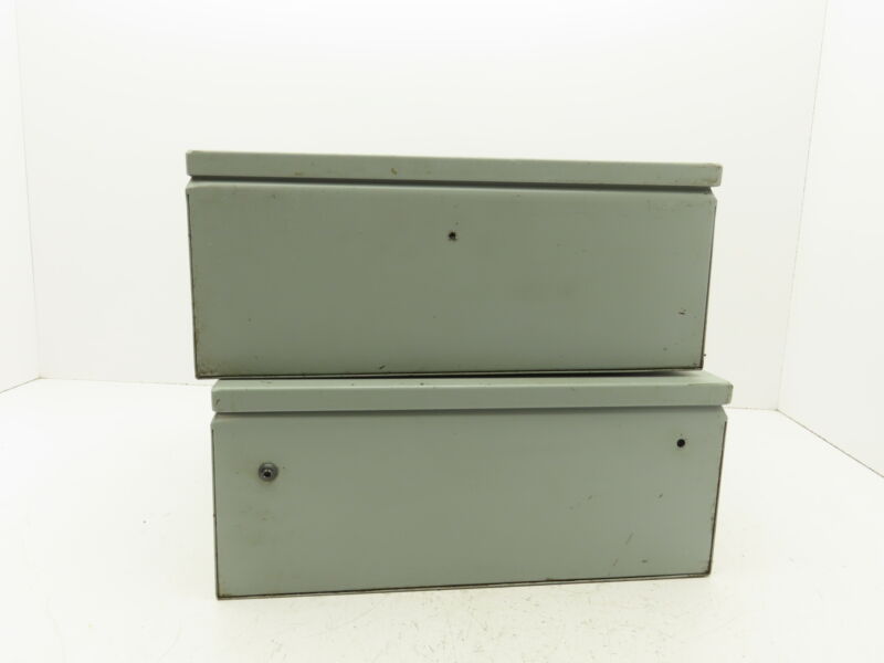 Hoffman A-16N16A Wall Mount Electrical Enclosure 16x16" NEMA Type 1 Lot of 2
