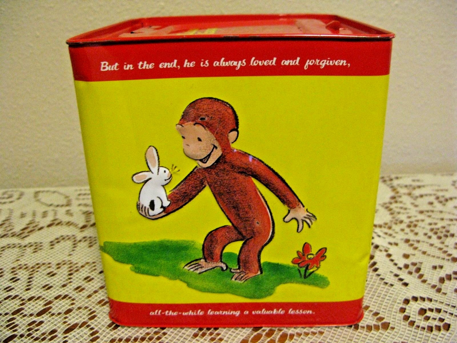 CURIOUS GEORGE  Jack in the Box  Metal Pop Up Musical Toy