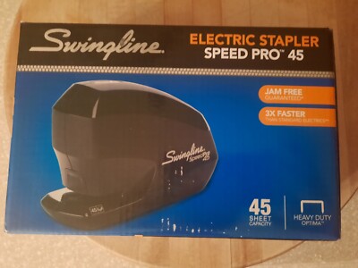 Swingline Speed Pro 45 Electric Stapler heavy duty 45-Sheet Cap 074711421553 NEW