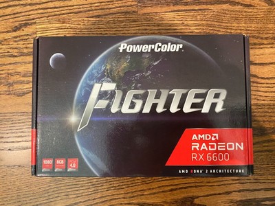 PowerColor Fighter AMD Radeon RX 6600 8GB GDDR6 Graphics Card Fast Ship!