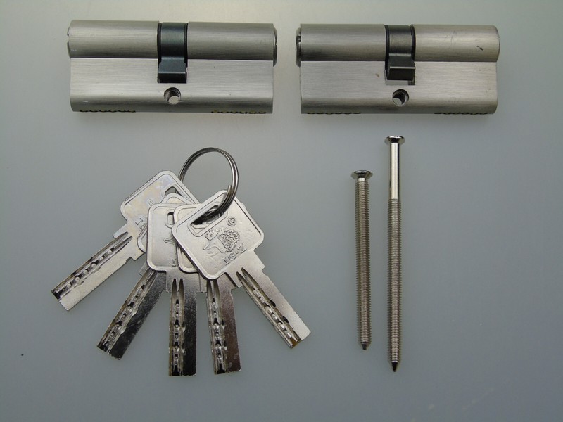 Zylinderschloss GleichschlieÃEnd Profilzylinder 2x 80 Mm 40/40
