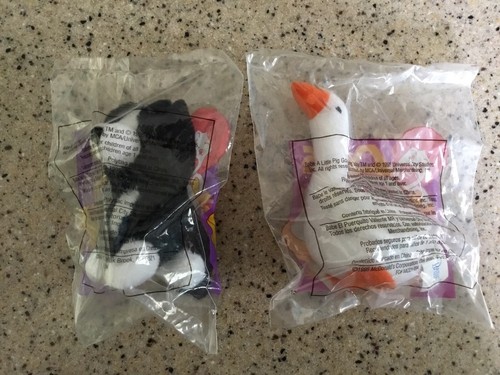 McDonalds Beanie Babies 'Babe' 1995 Lot Of 2