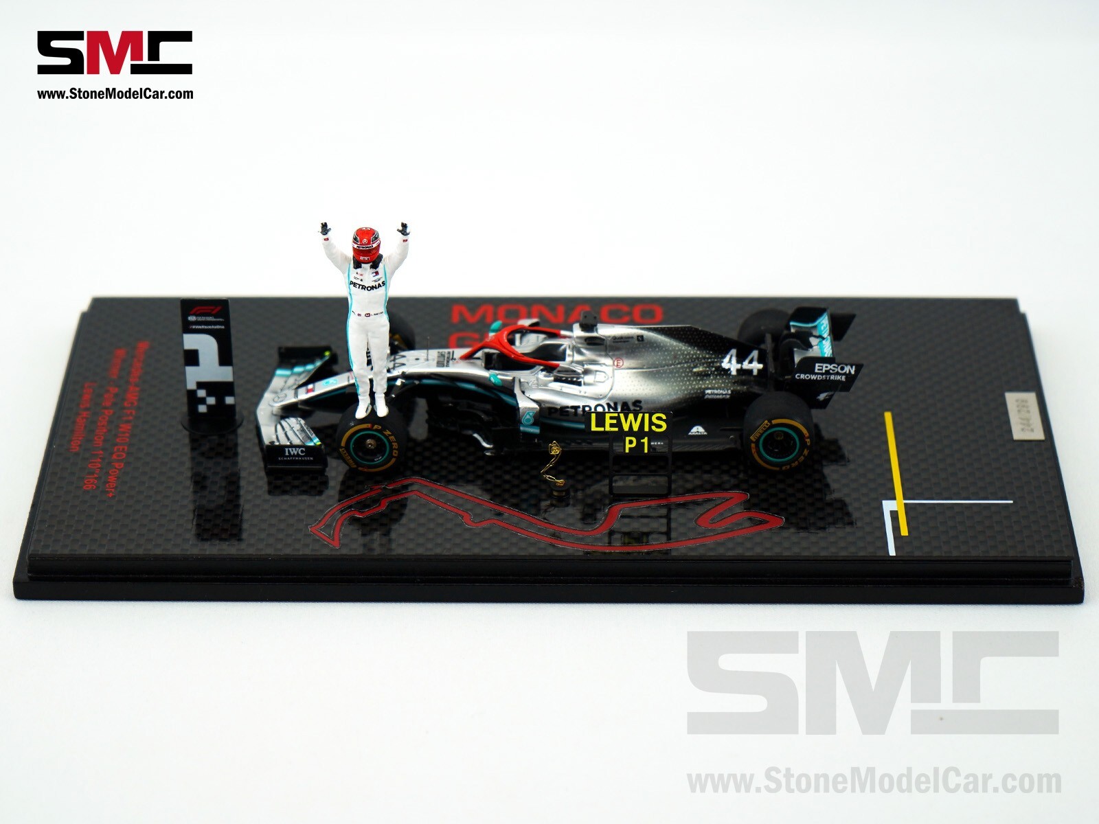 スパーク SPARK 1/43 メルセデス F1 W07 ハイブリッド モナコGP優勝 L