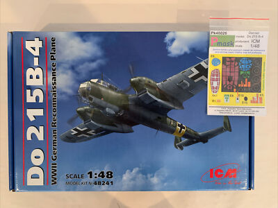 1/48 ICM Do 215B-4 Reconnaissance Plane #48241 c/ with Paint Mask