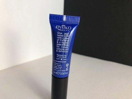 EYEKO LASH ALERT! WAKE UP & GO MASCARA BLACK  - Deluxe Sample 0.06 OZ NEW