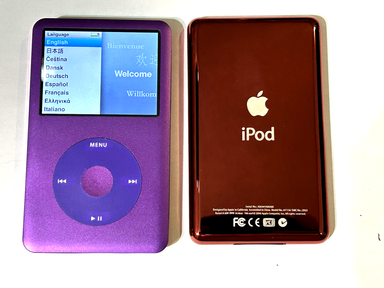 Apple IPOD CLASSIC 7th Generation / - 128gb SSD With New 2000mAh