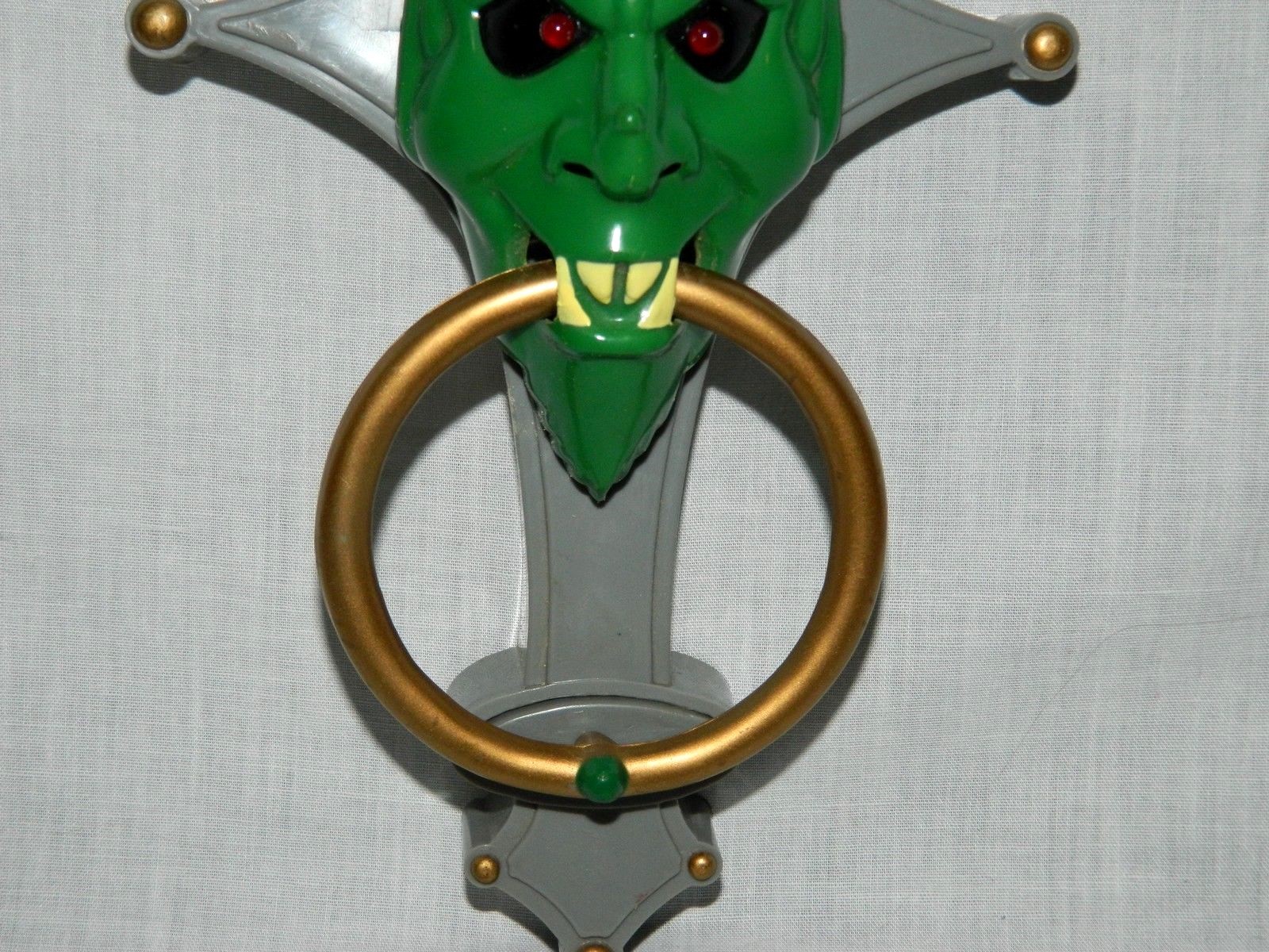 Devil BOO Door Knocker Trendmasters Electronic Light Up eyes 1991 Halloween