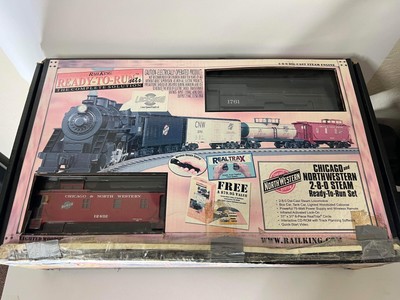 VTG Rail King Chicago Northwestern 2-8-0 Steam Train READY-TO-RUN Set