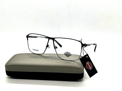HARLEY DAVIDSON Eyeglasses OPTICAL FRAME HD 9017 002  MATTE BLACK 60-12-145MM XL