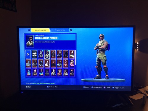 Skull Trooper Aerial Assault Trooper Fortnite Rare OG Season 2-5 (Read Desc.)