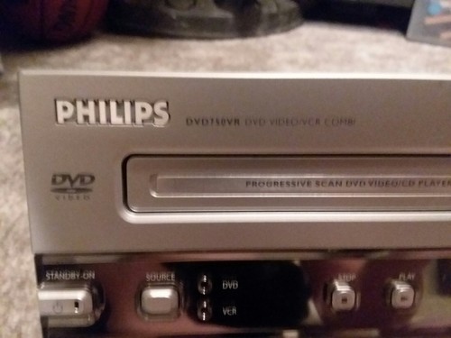 Philips Video Cassette Recorder DVD VHS Player DVD750VR