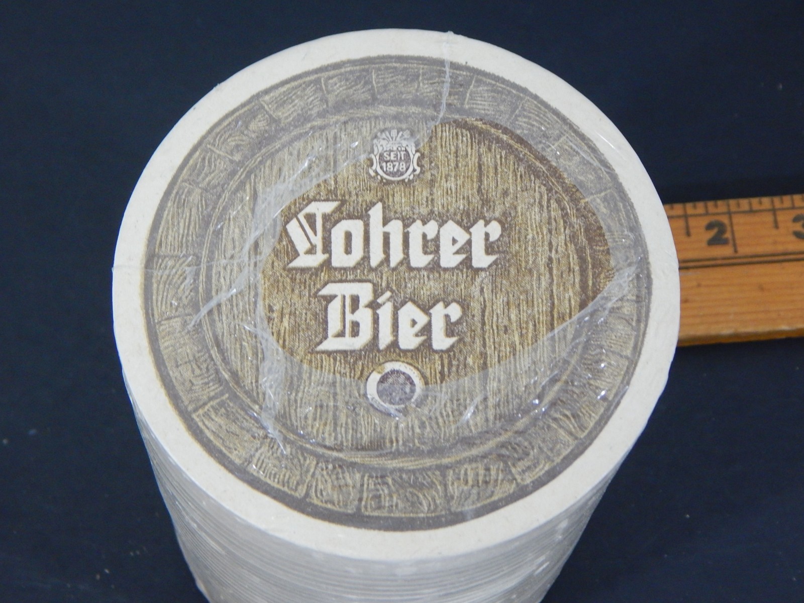 New Vintage Bar Beer Coasters Lohrer Bier German American 100 pack? ML