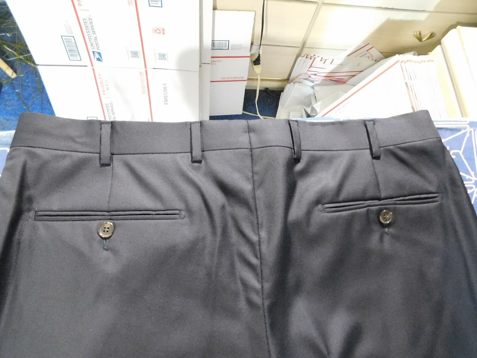 Брюки SUITSUPPLY WOOL SIZE 36 X 32 NAVY 