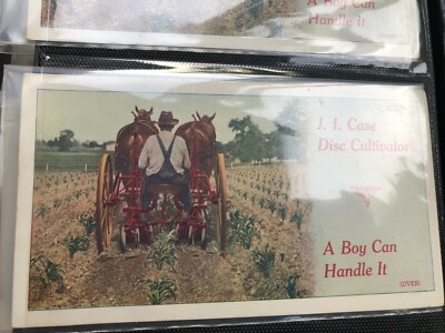 MISC-4161 early 1900s/late 1800s J I CASE FARM IMPLEMENT flyer DISC CULTIVATOR
