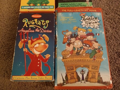 Rugrats VHS Lot Pre-owned with Burger King Club Kids Toys