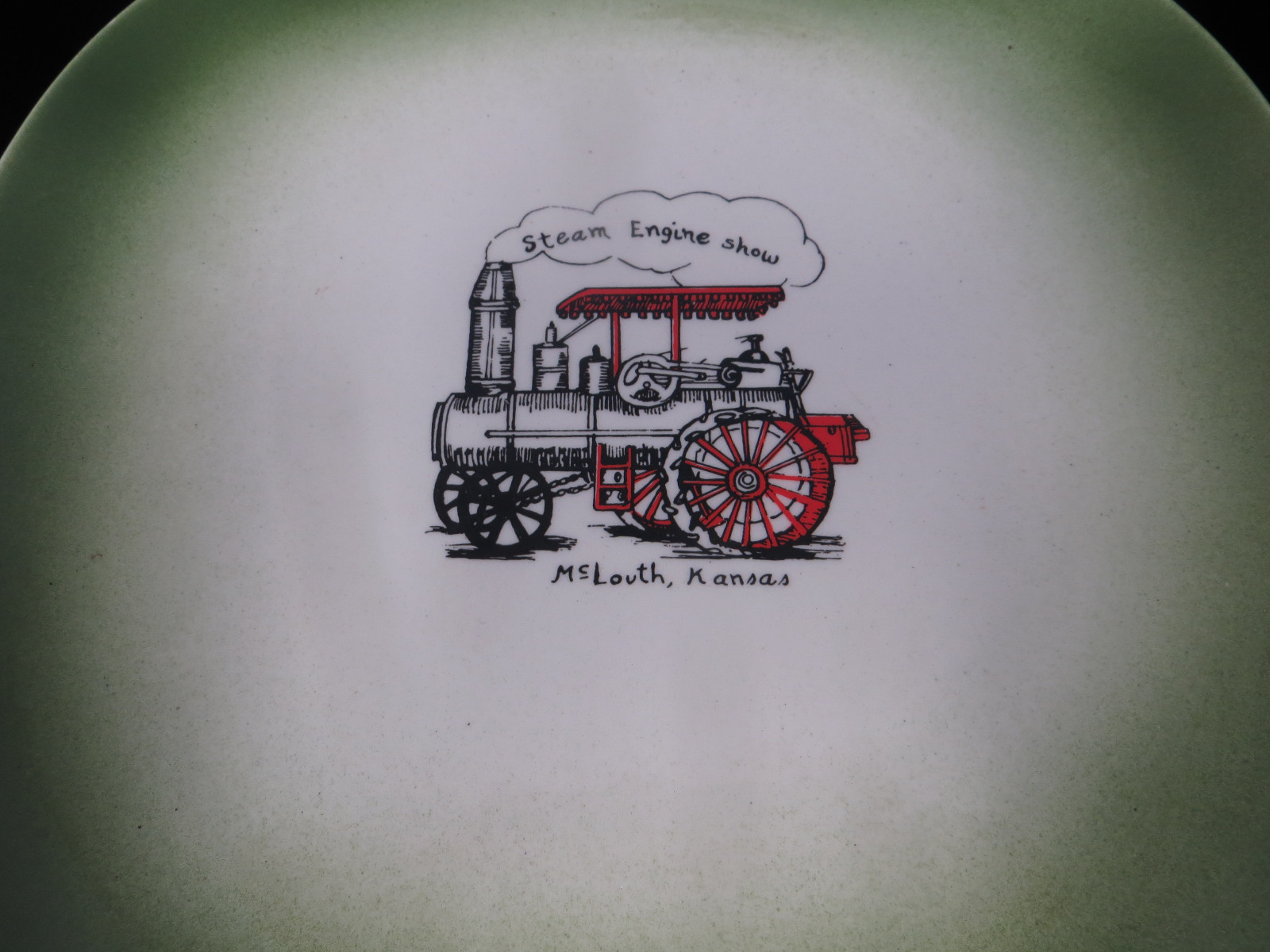 Vintage Advertising Plate - McLouth Kansas Steam Engine Show - KS