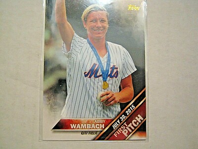 Amy Wambach 2016 Topps First Pitch Insert Card #FP-1