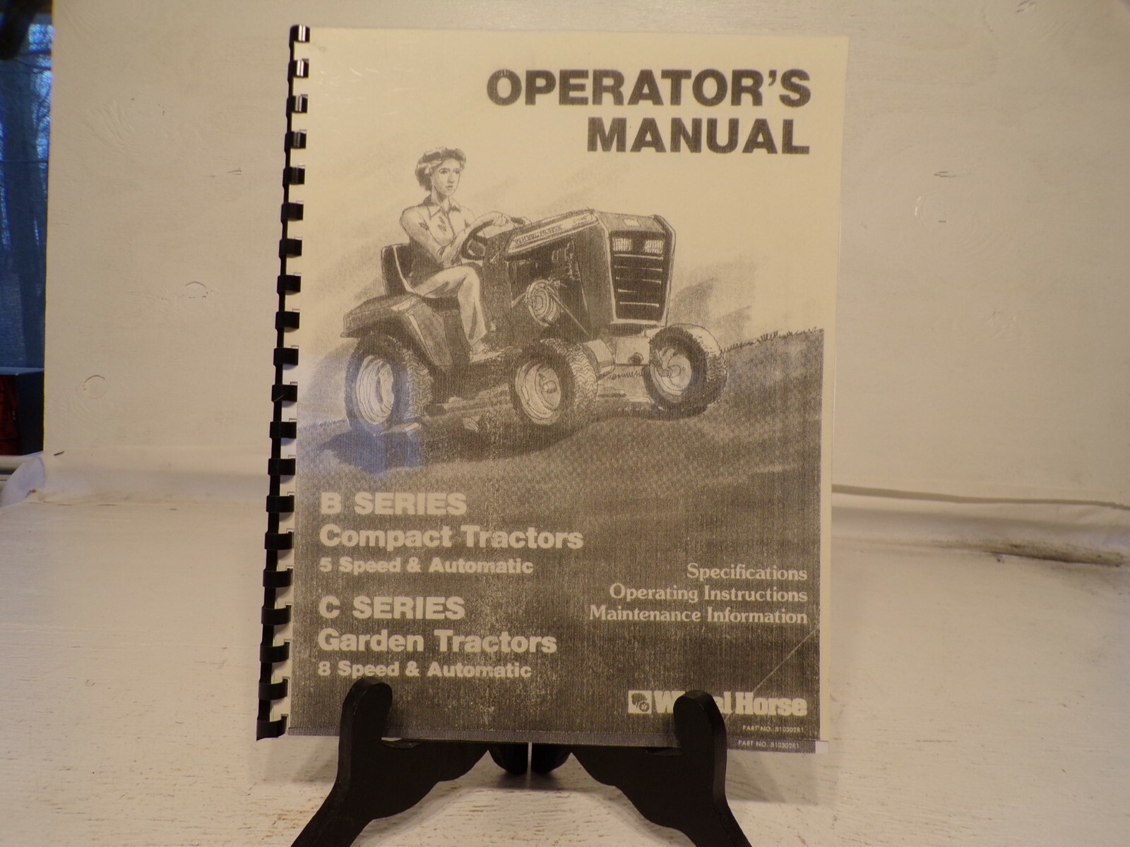 アビー Wheel Horse Lawn Garden Tractor Owners Manual B-115 165 C