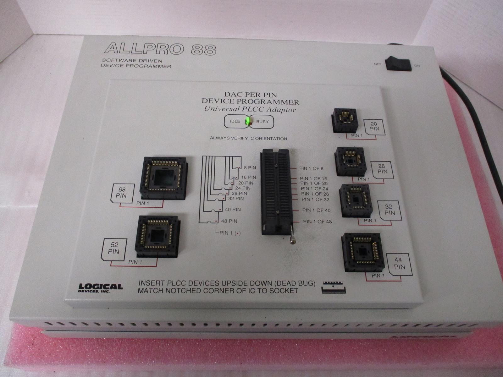 AR LOGICAL DEVICES INC. ALLPRO 88 SOFTWARE DRIVEN DEVICE