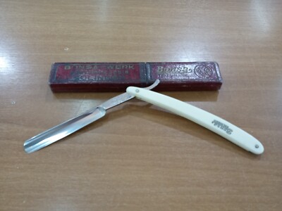 vintage Bonsa-Solingen Bontgen& Sabin Germany straight razor & box 522 3/8
