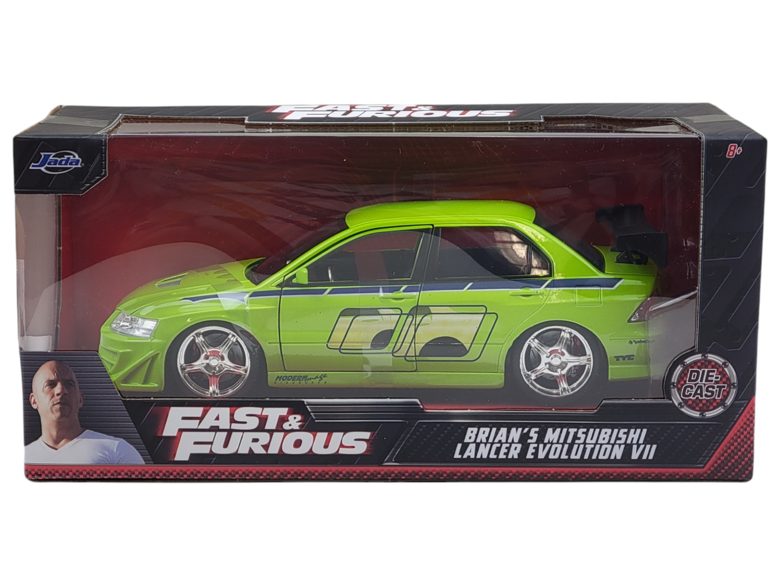 JADA 頭文字D MITSUBISHI LANCER EVOLUTION Jada Fast & Furious SEAN'S MITSUBISHI LANCER EVO VIII