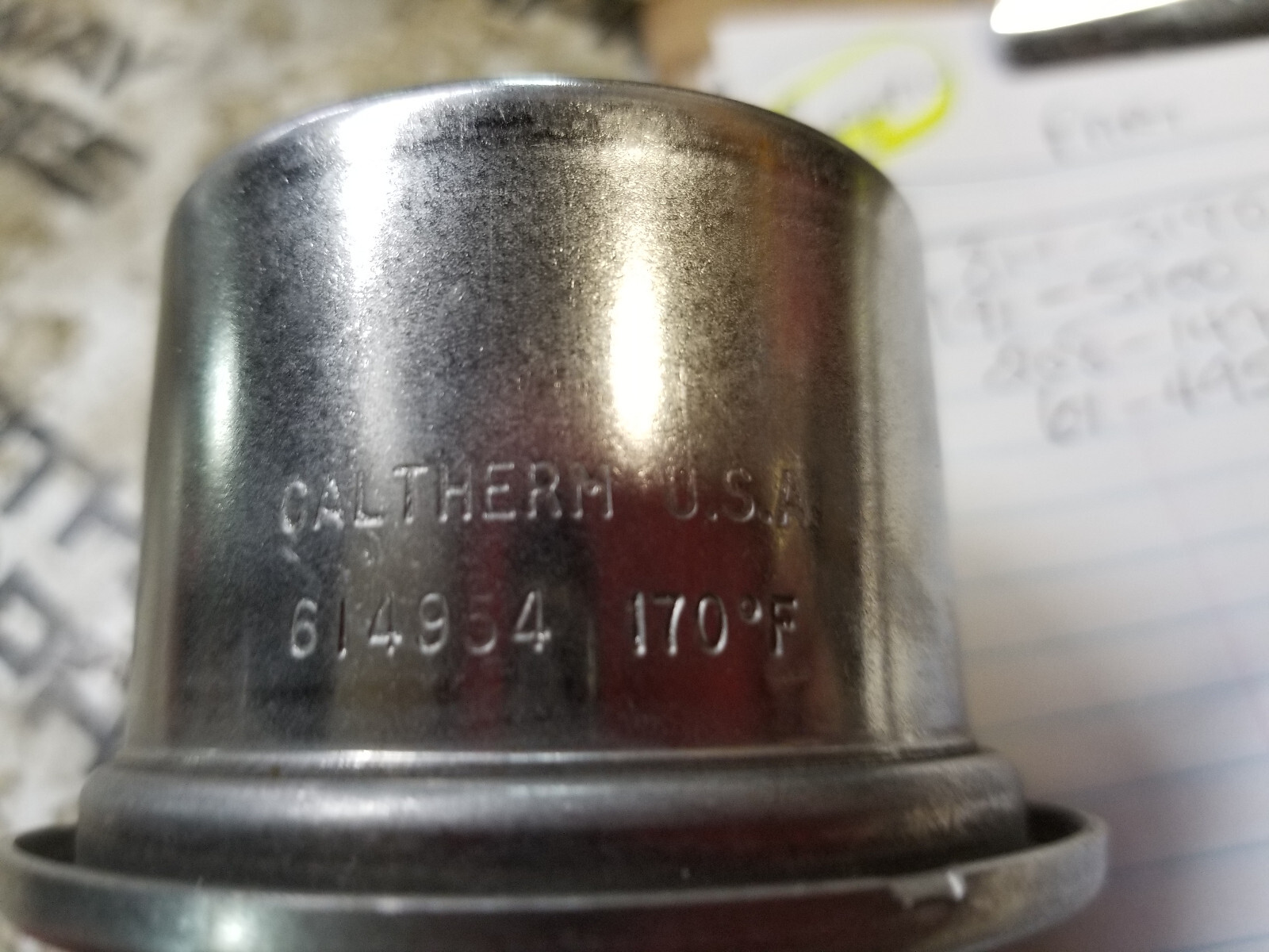 CATERPILLAR 6I-4954 THERMOSTAT REGULATOR 6I4954 - Picture 5 of 6