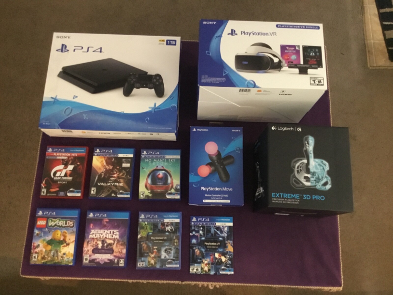 Nintendo Switch PlayStation 4 Slim, PSVR system + games PS4 slim console + PSVR headset Mega Bundle | eBay