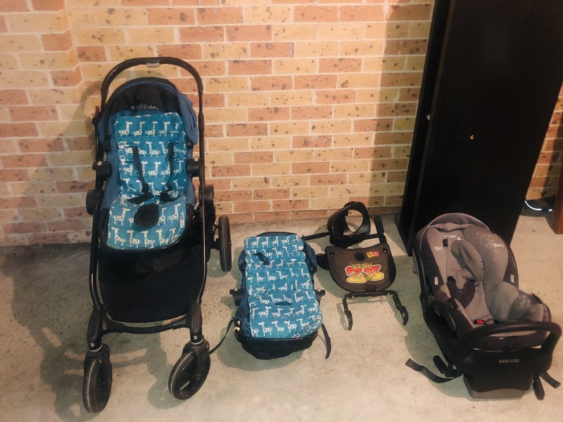 pram and capsule set