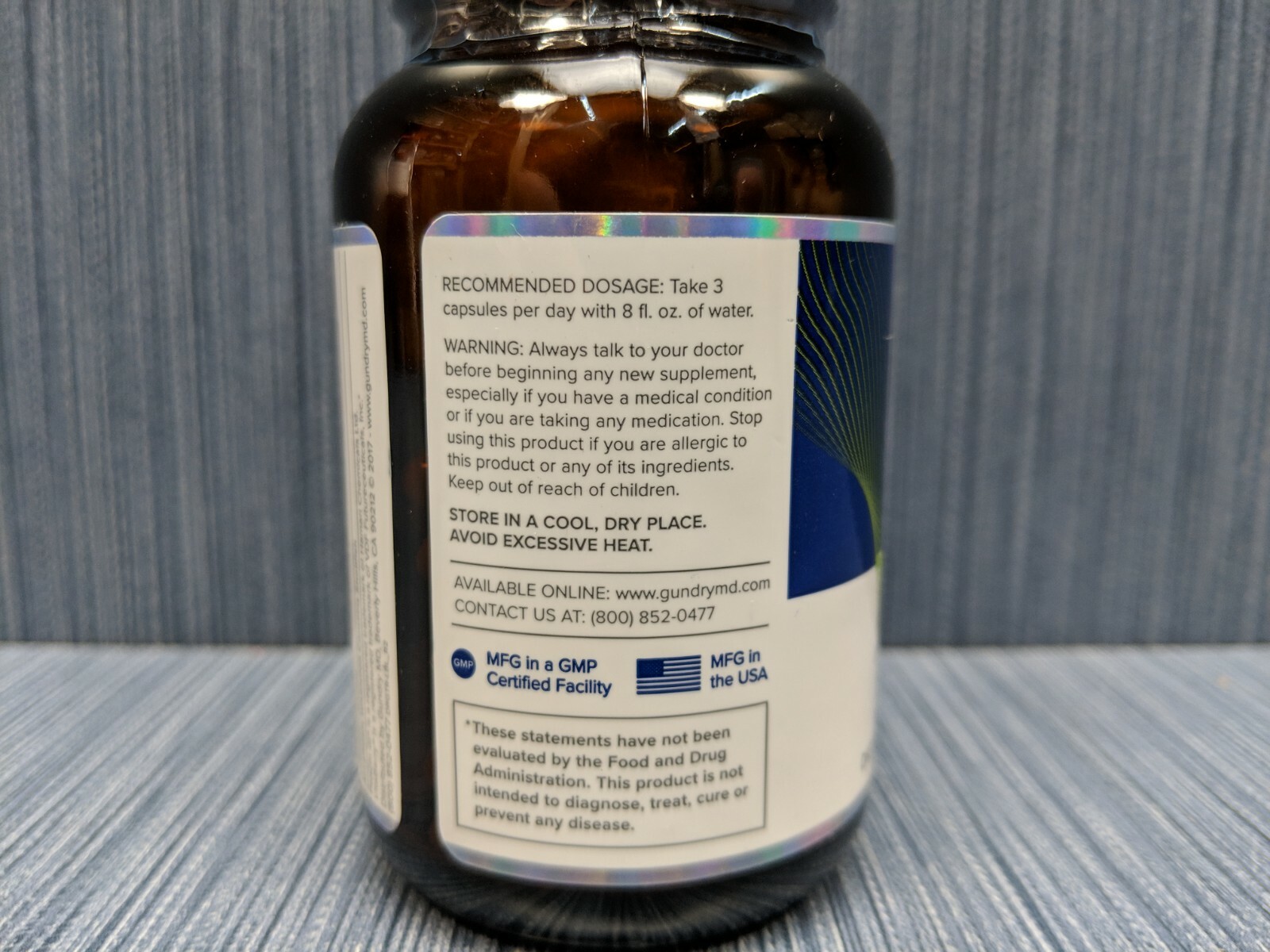 Total Restore Dr Gundry MD 90 Capsules Dietary Supplement Gut Lining Healing