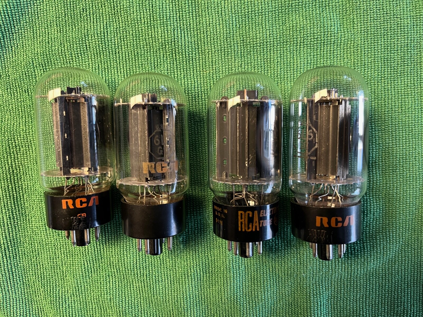 6L6GC RCAブラックプレート Mcintosh印 RCA 6L6GC Black Plate