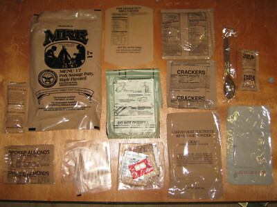 US ARMY MRE RATION EPA MEAL READY TO EAT 01 / 2025 MENÜ 1 - 24 !!!