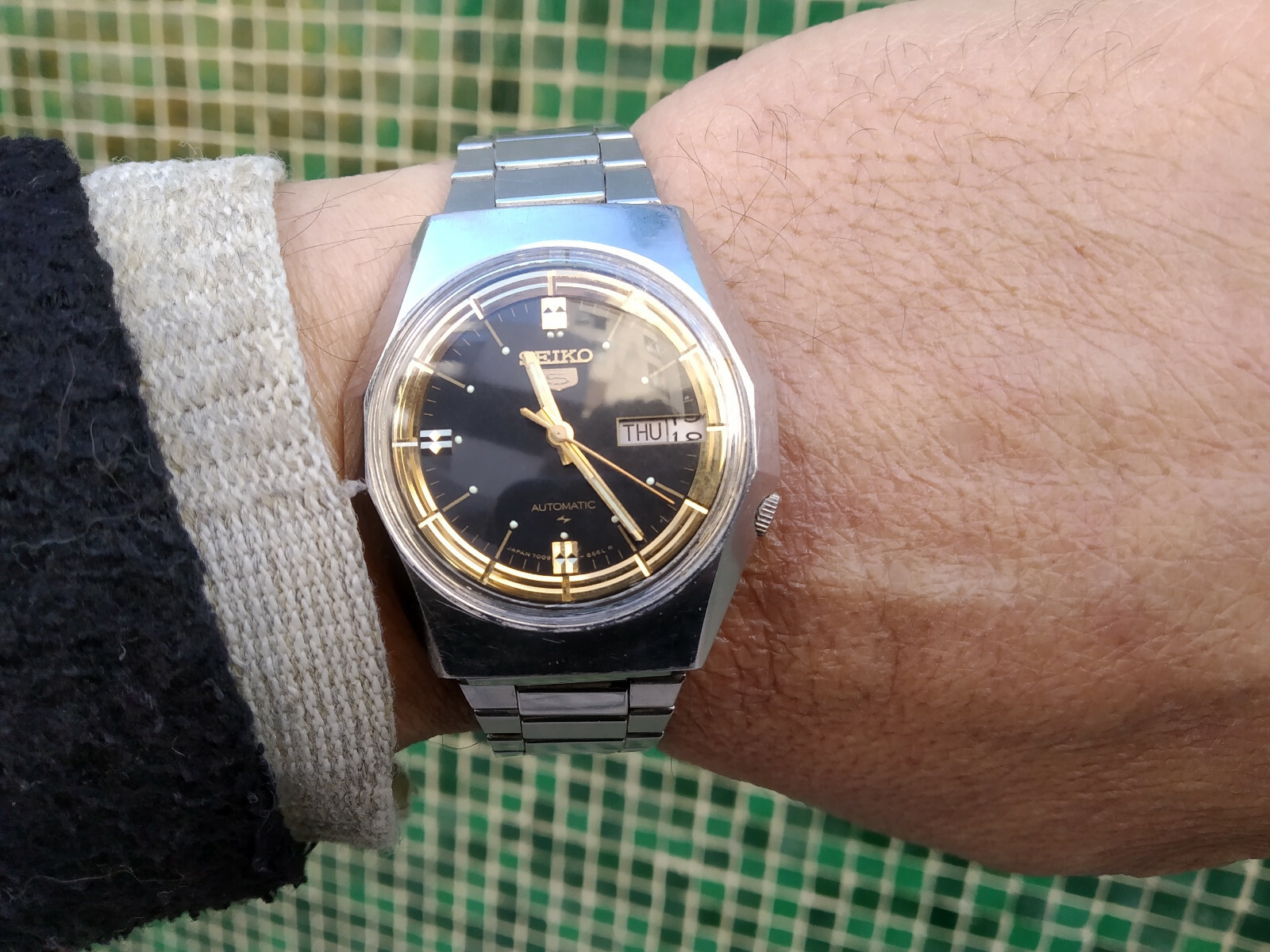 SEIKO 5 AUTOMATIC 7009 8440 BRACELET ALL ORIGINAL UNUSED