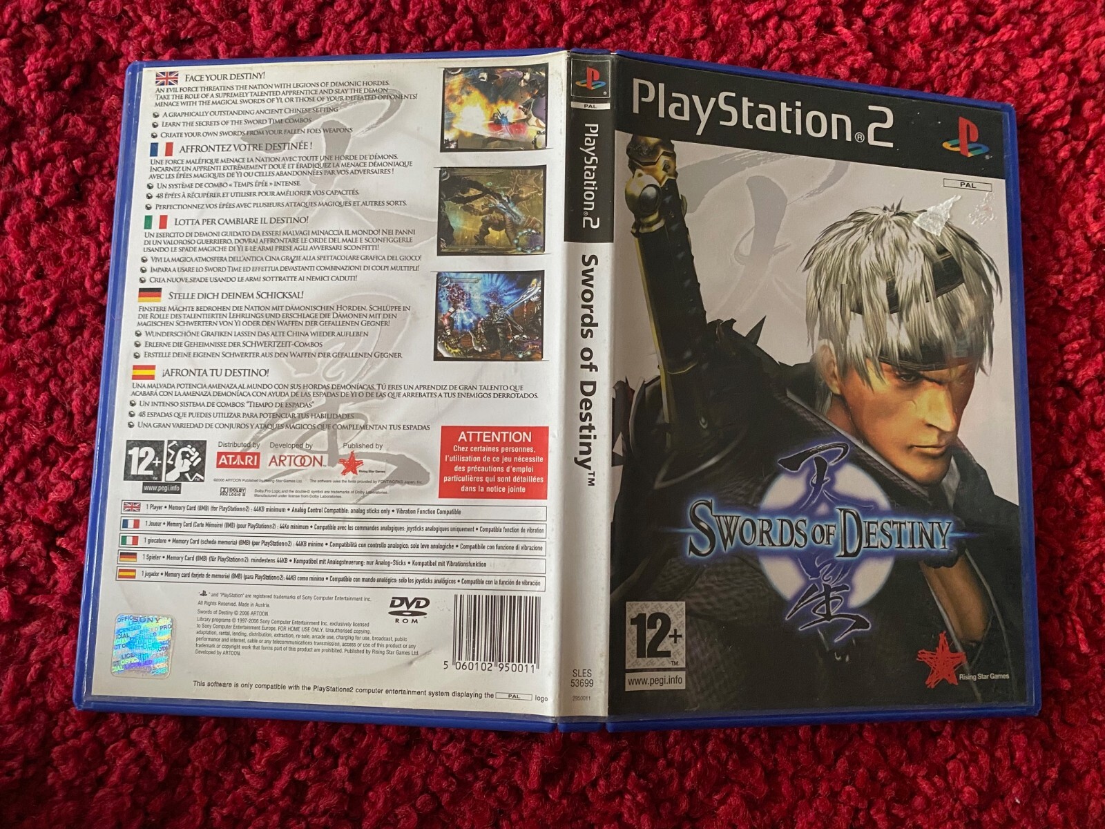 Tian Xing Swords of Destiny Sony Playstation 2 PS2 PAL UK