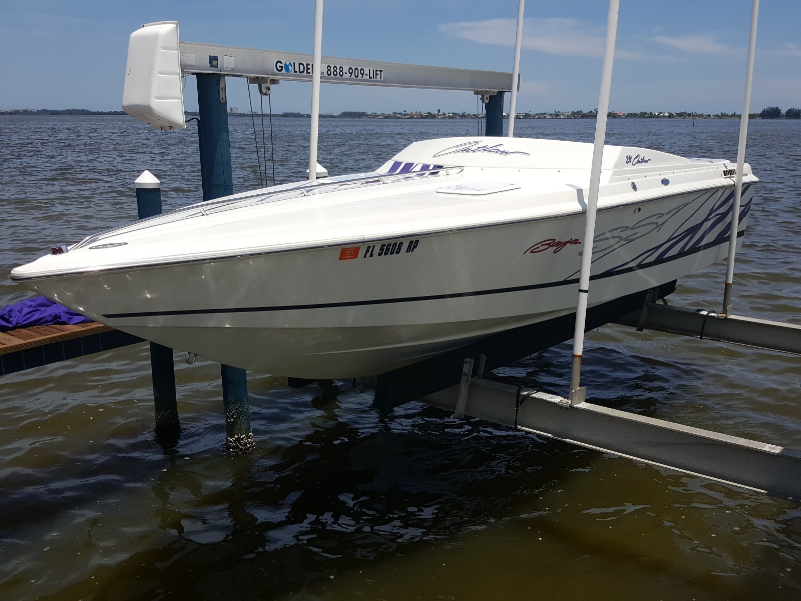 1997 Baja 24' Outlaw SST w/502 Mag & Trailer