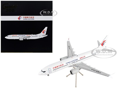 BOEING 737 MAX 8 AIRCRAFT ''CHINA EASTERN'' 1/200 DIECAST BY GEMINIJETS G2CES705