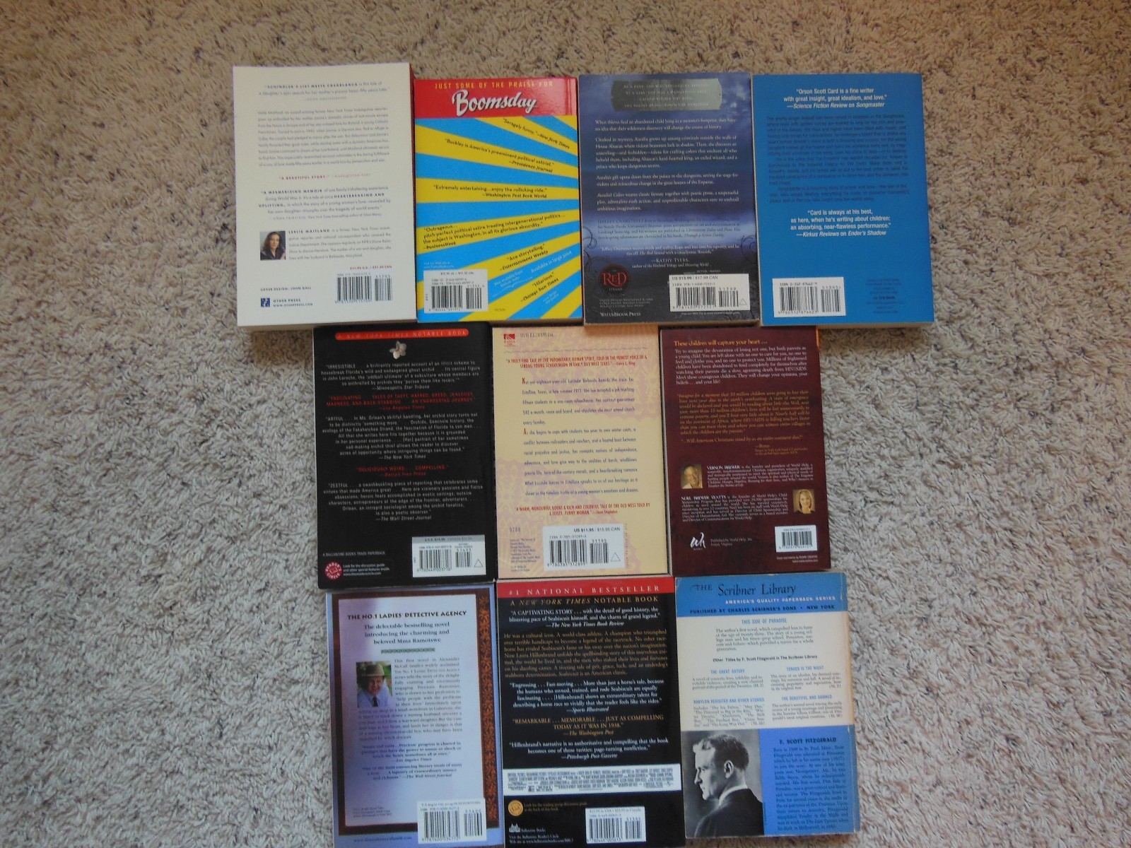 LOT #9 OF 10 TRADE PAPERBACKS