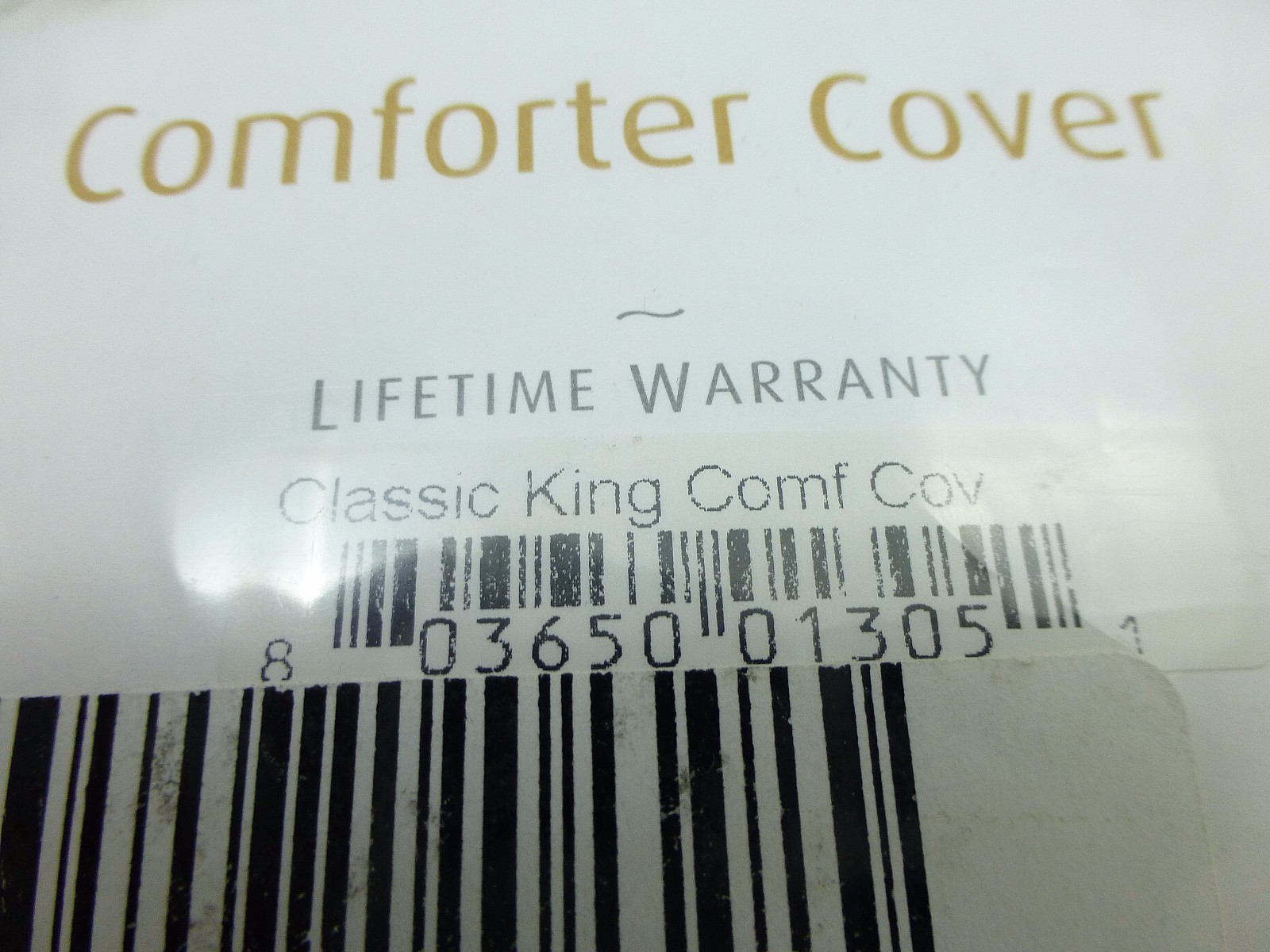 BedCare Classic Allergen Comforter Cover Classic King NEW