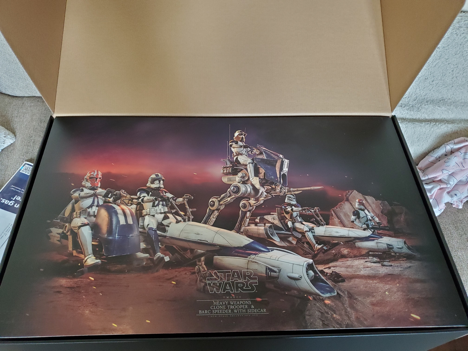 Hot Toys TMS077 Star Wars Heavy Weapons Clone Trooper BARC