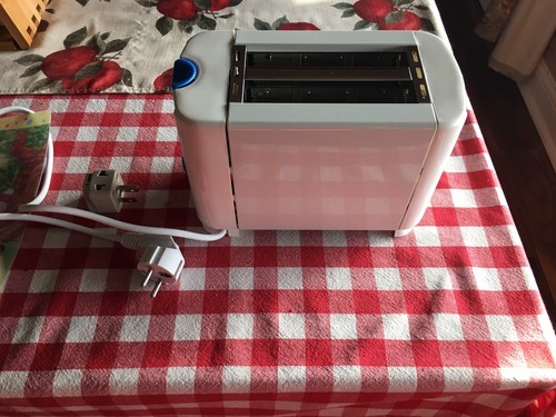 Russian Toaster Blue White Floral Decor ??????? ?????? ???????? ????? ?????