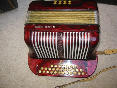 Used Hohner Club III BS button accordion in C/F Diatonic  w. 2 couplers! for sale  Shipping to Canada