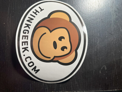 Think Geek Timmy Monkey Decal - 6 1/4 x 4.5 ''