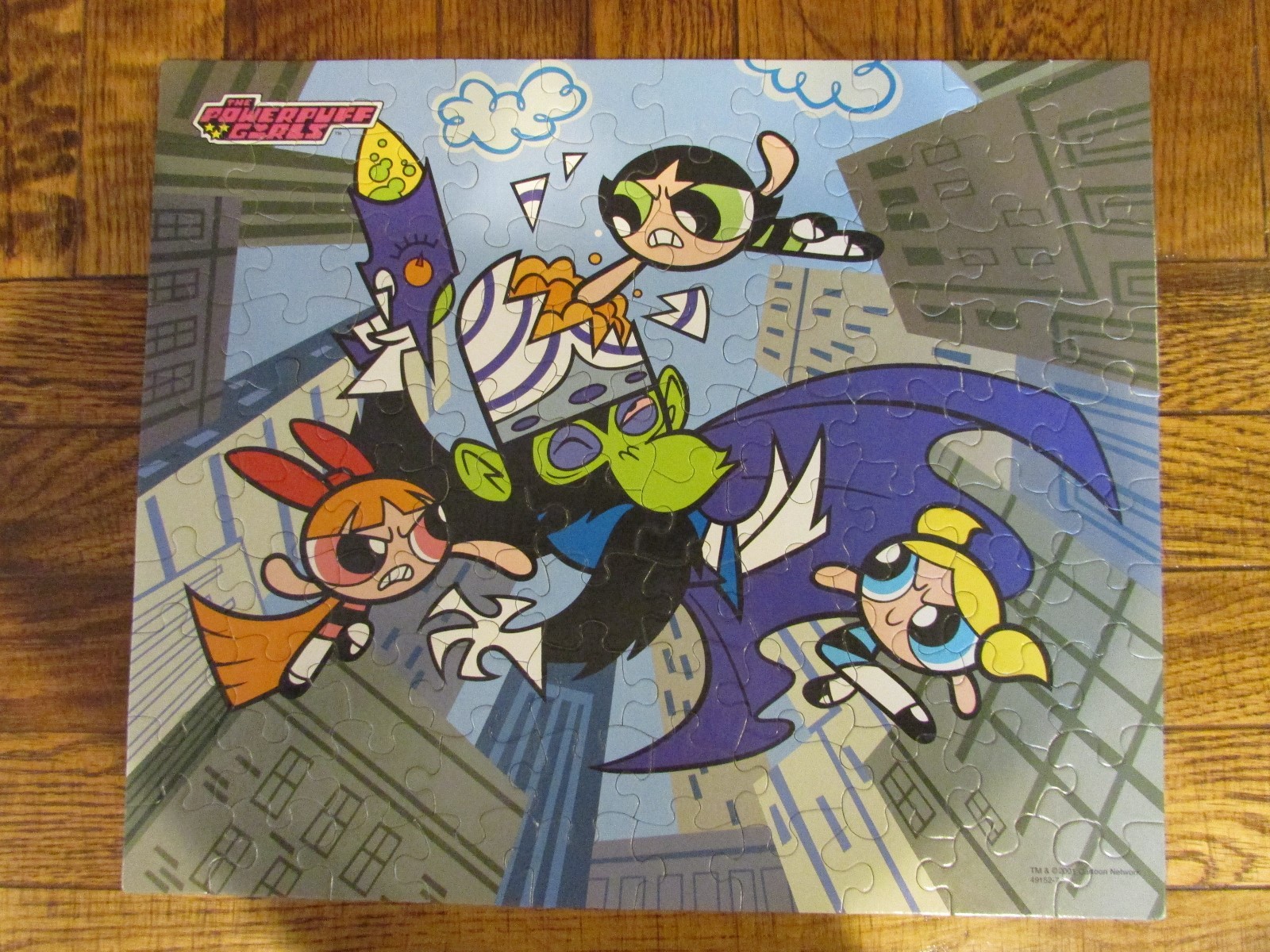 Vintage Powerpuff Girls Puzzle 2000 Milton Bradley Cartoon Network Complete