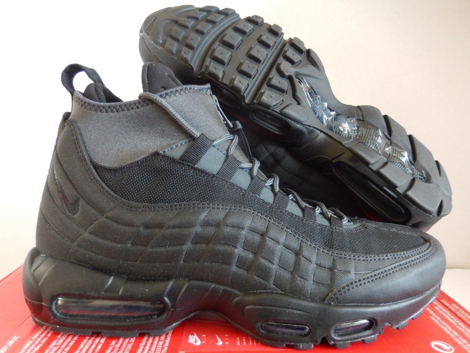 Nike Air Max 95 Sneakerboot Shoes Black/Anthracite/White (806809 001) Size 7 886737958773 | eBay
