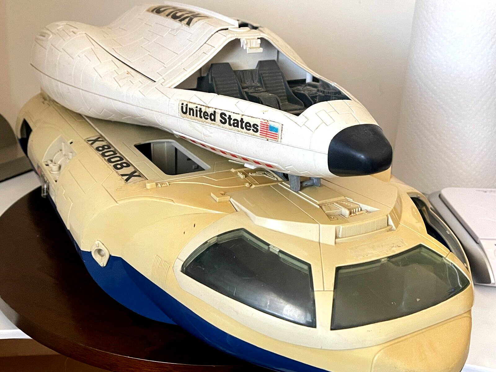 GI JOE DEFIANT Booster Rocket & Space Shuttle V1 Ship 1987