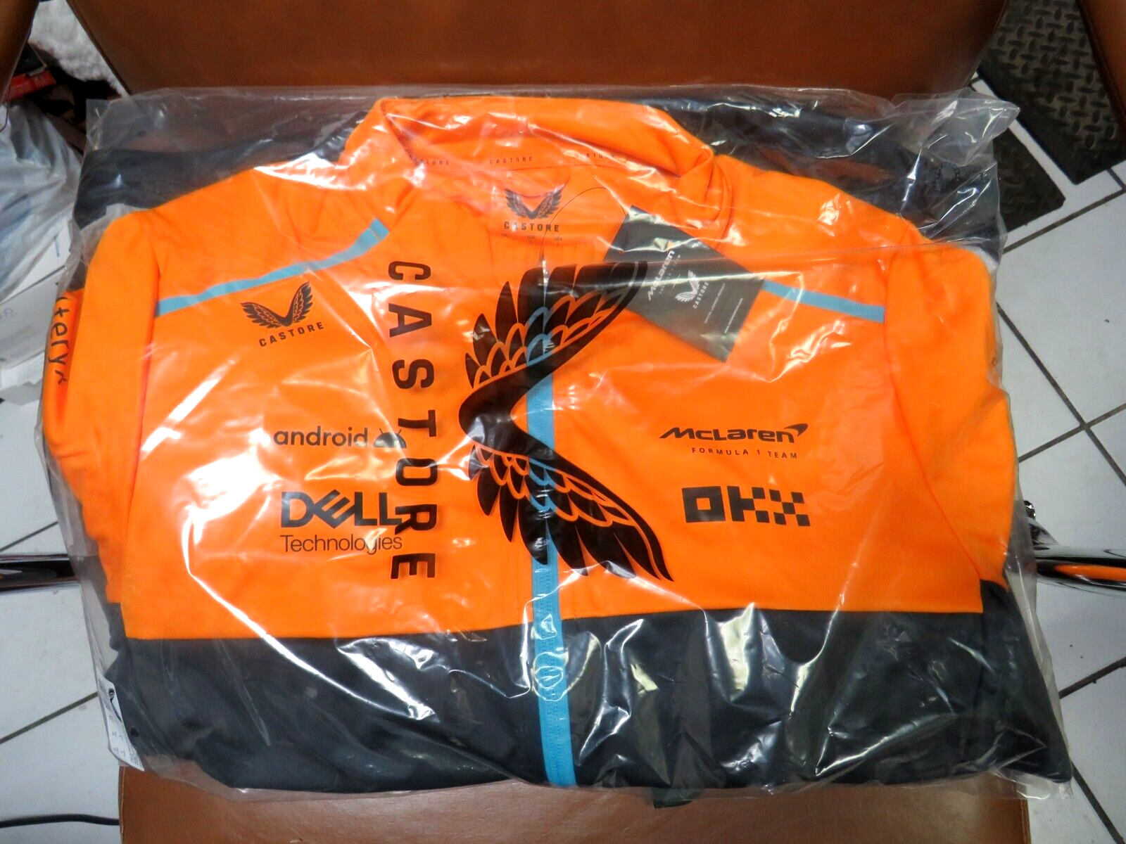 👌😎😍👍 Rare Castore Men's US L McLaren TM2616 Jacket