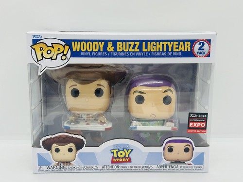 Funko Pop! Woody & Buzz Lightyear 2 Pack 2024 C2E2 Shared