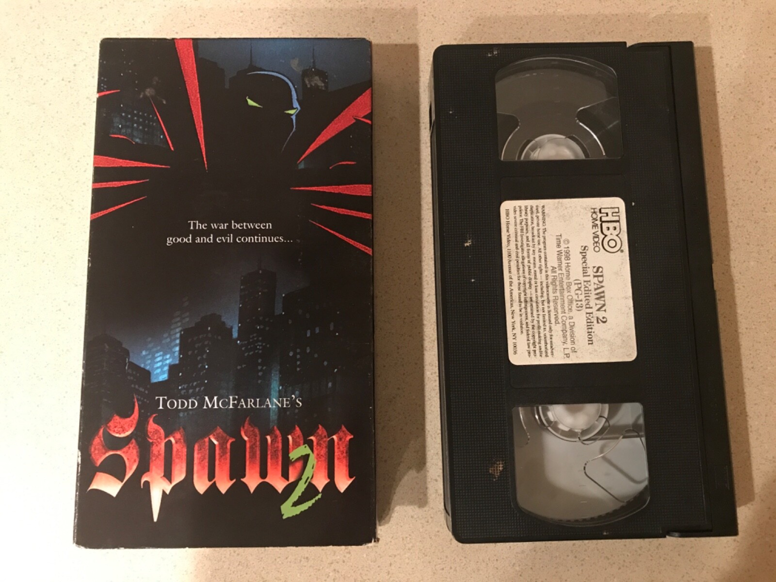 Spawn 2 Todd McFarlane HBO Video VHS 1998 New Factory Sealed